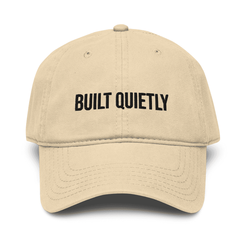 Garment washed baseball cap — Khaki