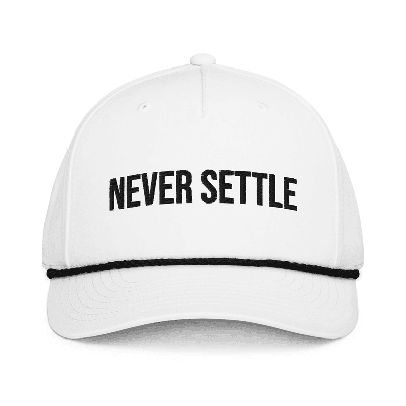 Classic rope cap — White/Black