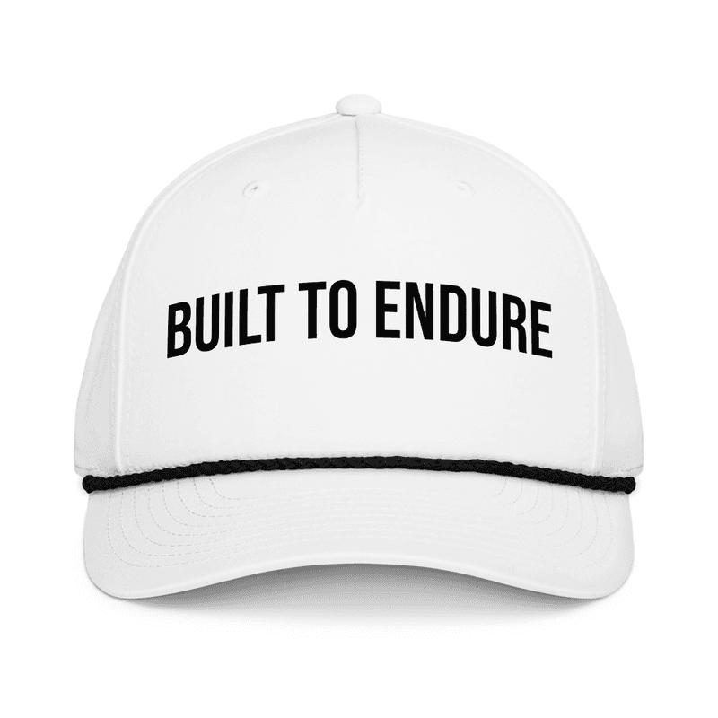 Classic rope cap — White/Black