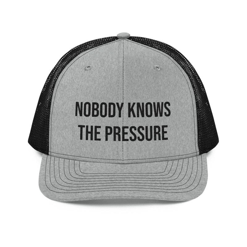 Trucker Cap — Heather Grey / Black