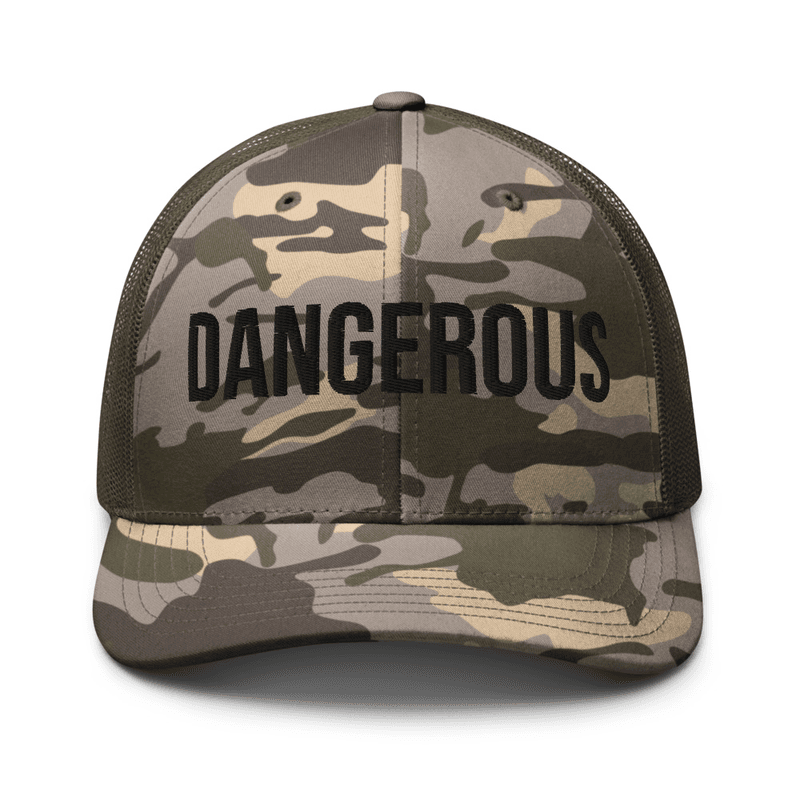Camouflage trucker hat — Camo/Olive