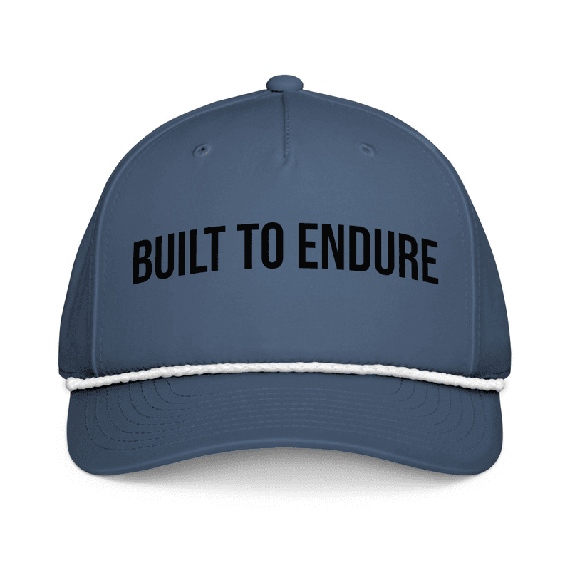 Classic rope cap — Light Blue/White