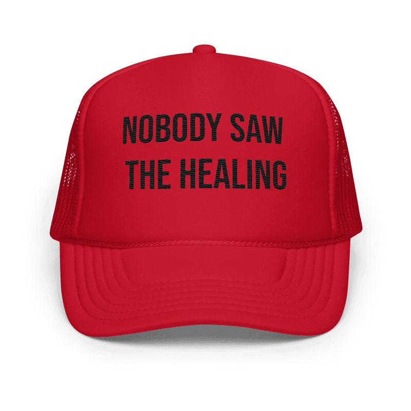 Foam trucker hat — Red