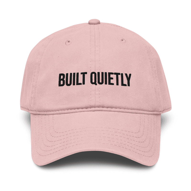Garment washed baseball cap — Dusty Rose