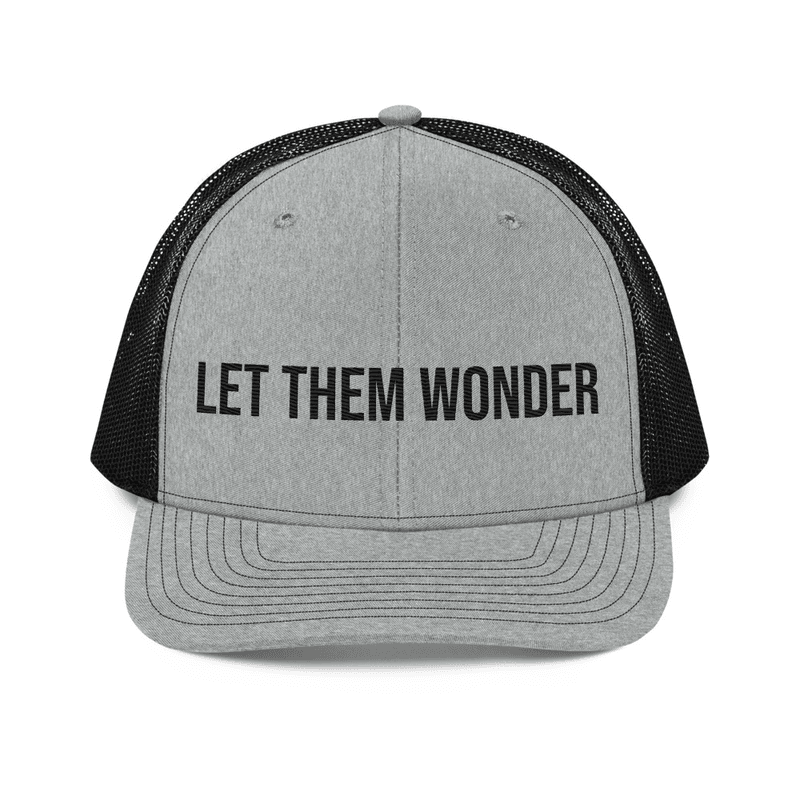 Trucker Cap — Heather Grey / Black