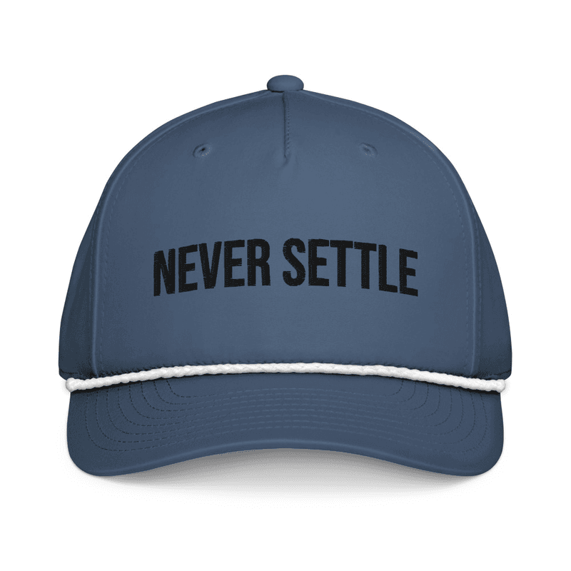 Classic rope cap — Light Blue/White