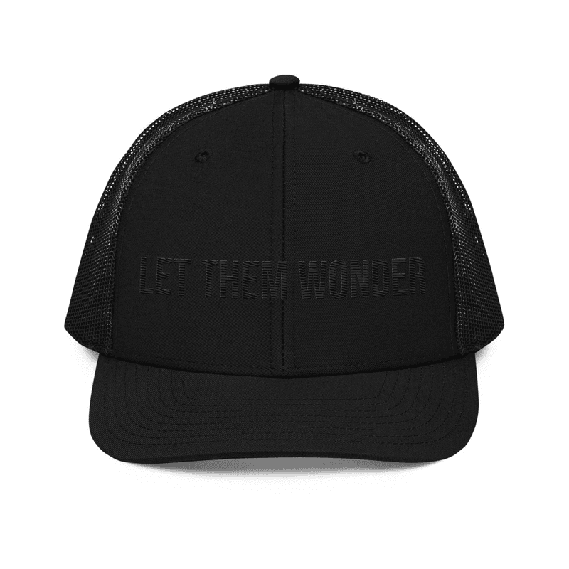 Trucker Cap — Black