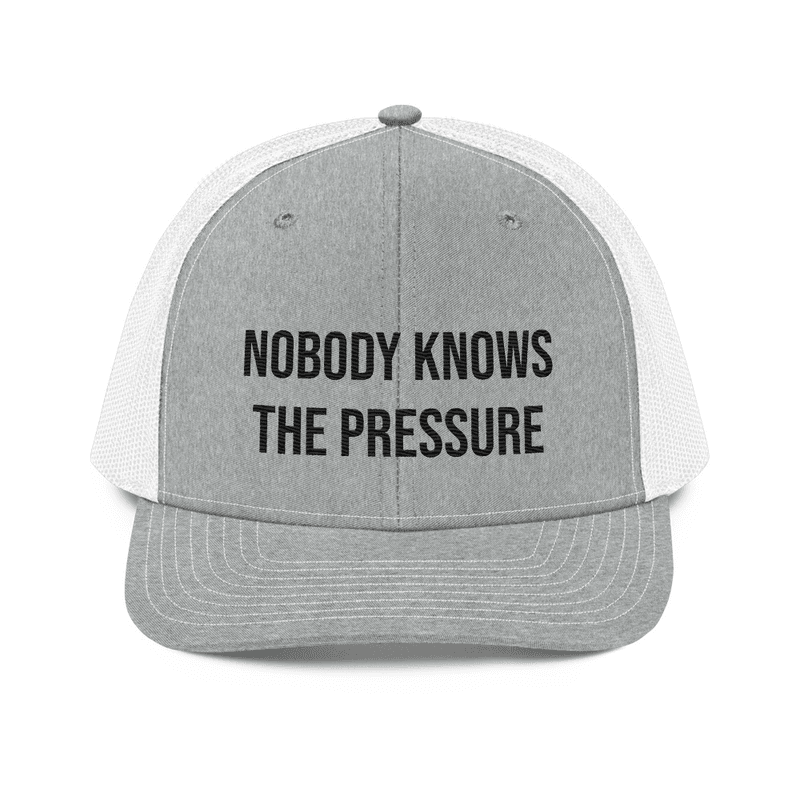 Trucker Cap — Heather Grey/White