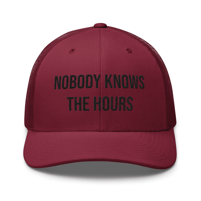 Trucker Cap — Cranberry