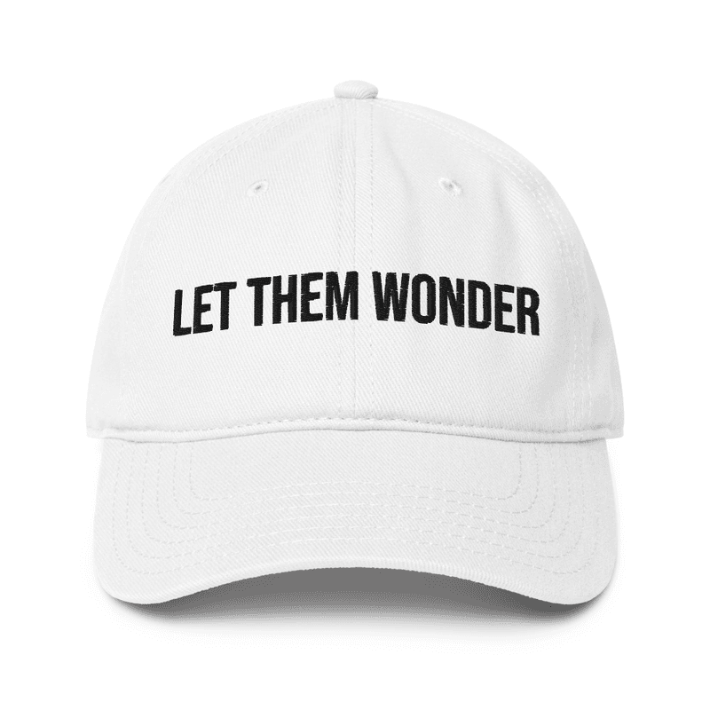 Low-profile baseball cap — White