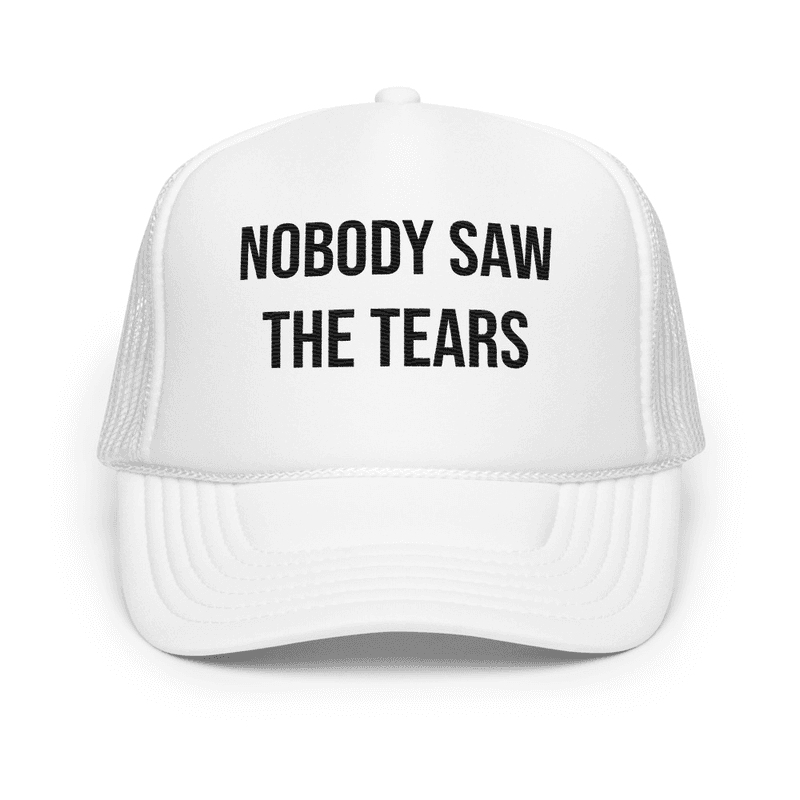 Foam trucker hat — White