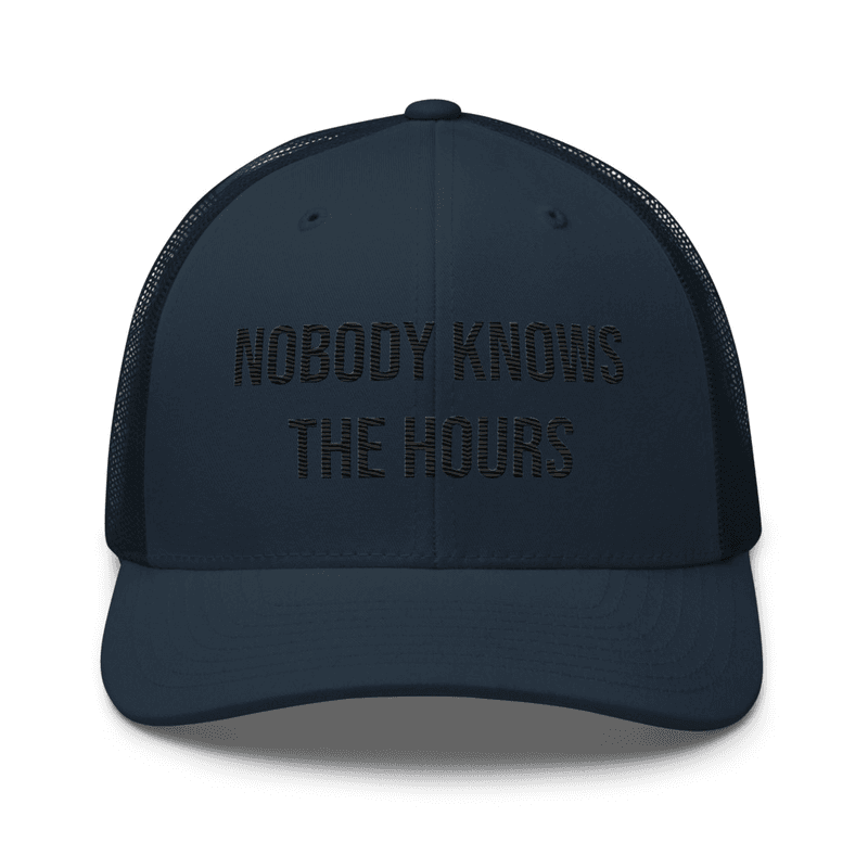 Trucker Cap — Navy