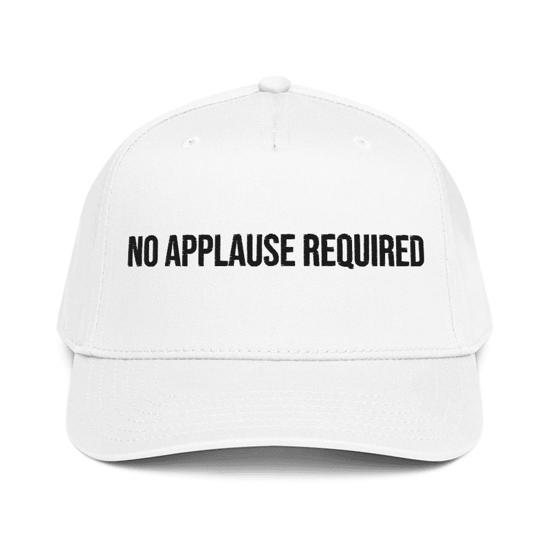 5 panel cap — White